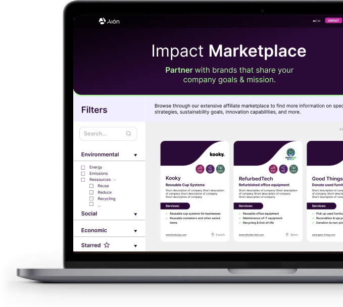 Impact Market-Place Mockup